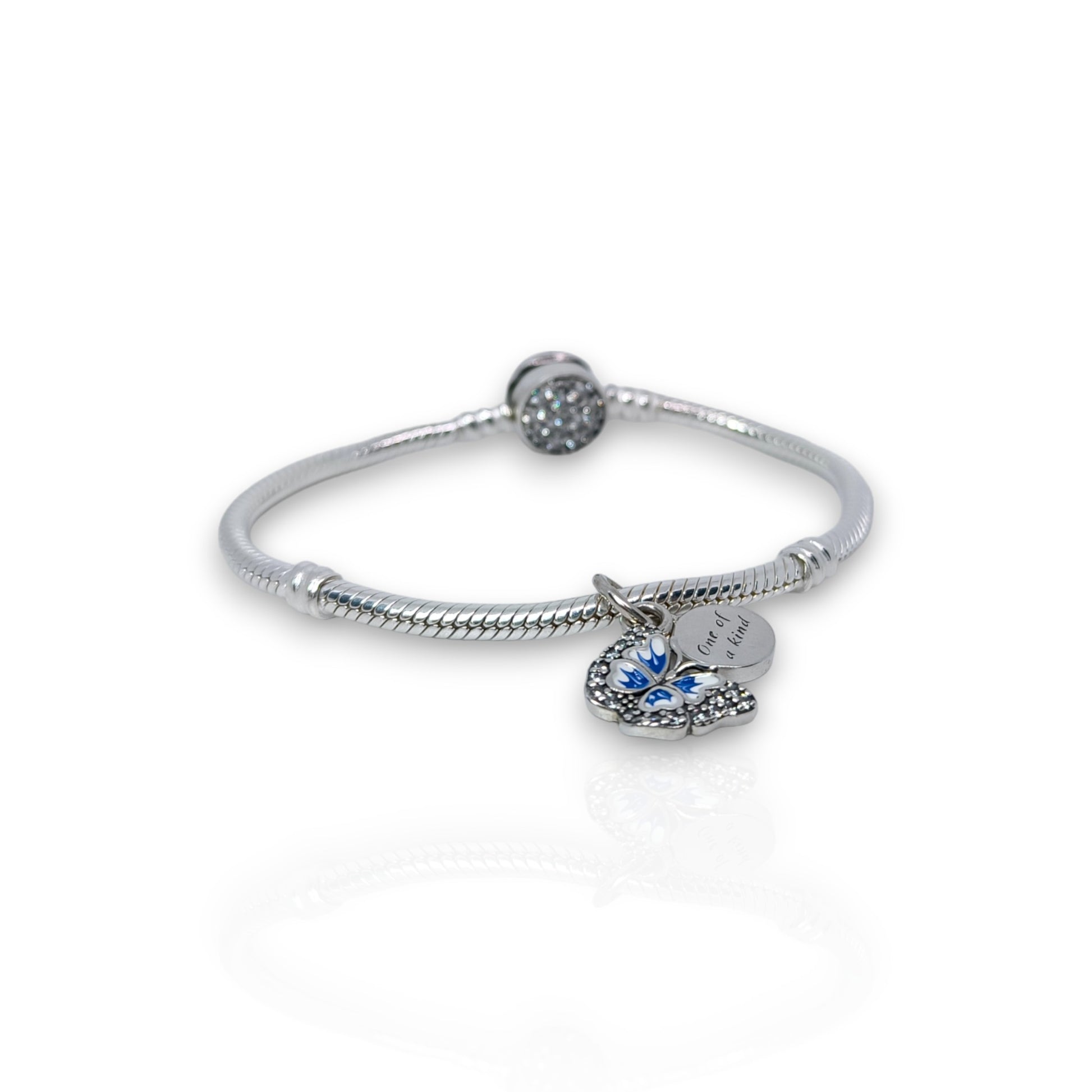 pandantiv charm din argint fluture one of a kind